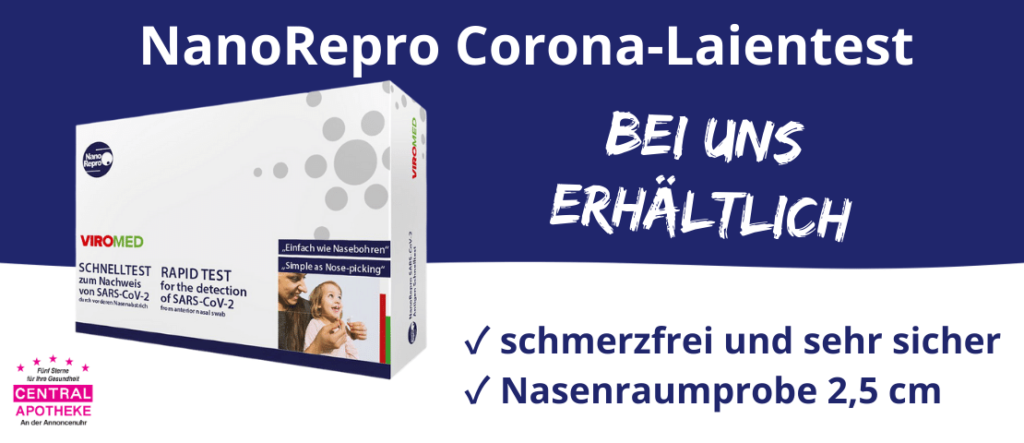 Nanorepro Corona Antigentest Laientest Central Apotheke Werdau