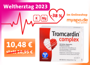 Weltherztag 2023 Tromcardin complex sparen