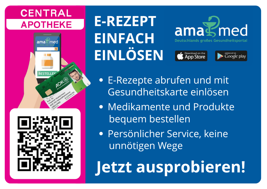 E-Rezept Aktuelles Central Apotheke
